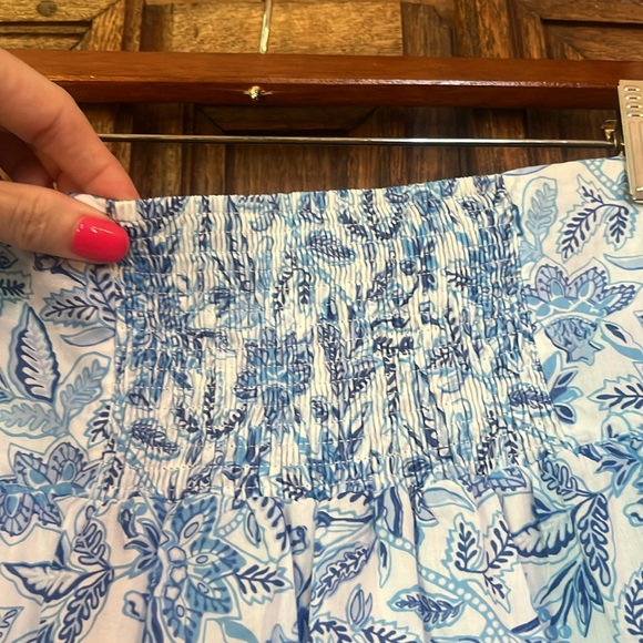 J.McLaughlin Ophelia Cotton Voile Floral Print Tiered Ruffle Maxi Skirt - Picture 9 of 12